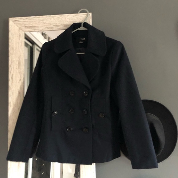 Navy blue Forever 21 Coat - Picture 5 of 8